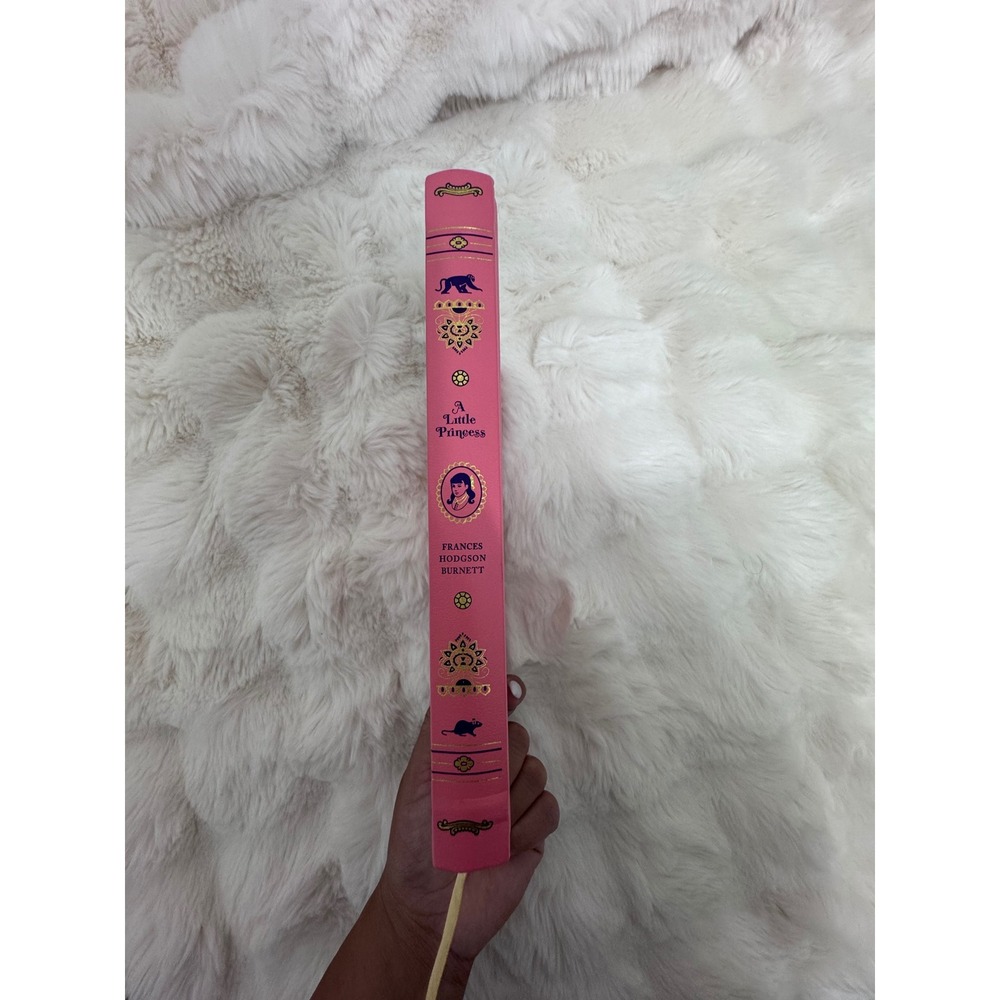 Barnes & Noble A Little Princess Frances Hodgson Burnett Pink Leatherbound Book - Picture 4 of 8